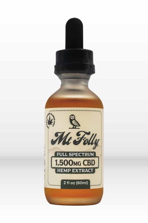 Mt. Folly Full Spectrum Hemp Extract - 1,500mg CBD