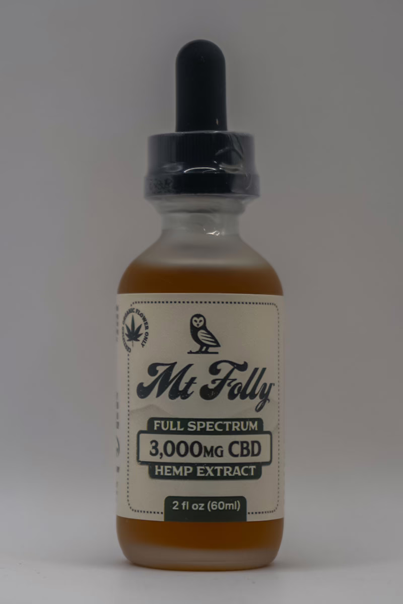 Mt. Folly Full Spectrum Hemp Extract - 3,000mg CBD - Image 3