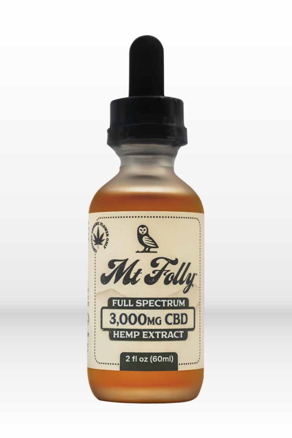 Mt. Folly Full Spectrum Hemp Extract - 3,000mg CBD