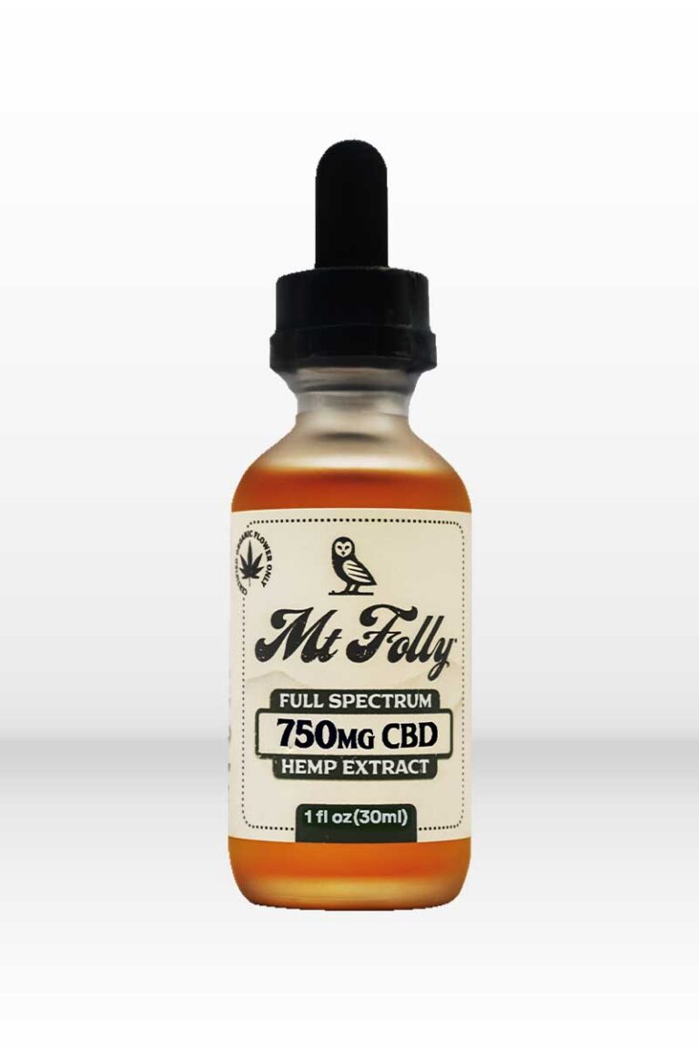 Mt. Folly Full Spectrum Hemp Extract - 750mg CBD