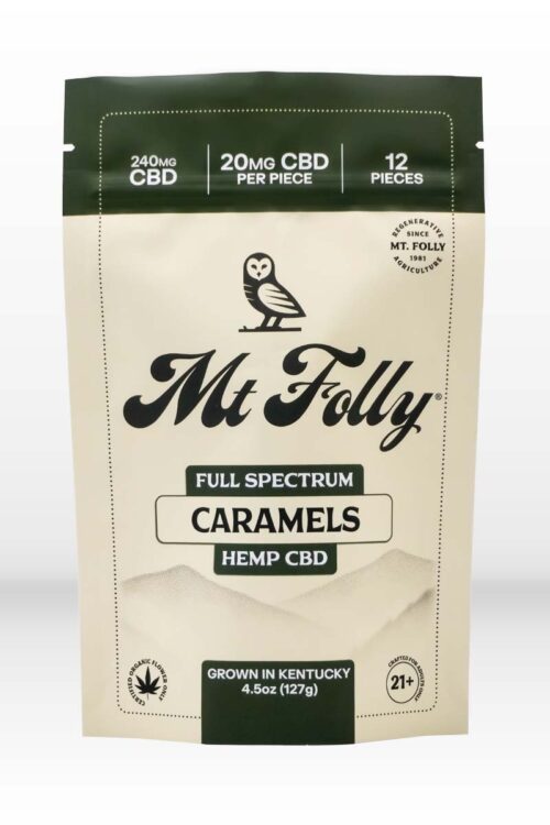 Mt. Folly - Full Spectrum Hemp CBD Caramels - 240mg CBD