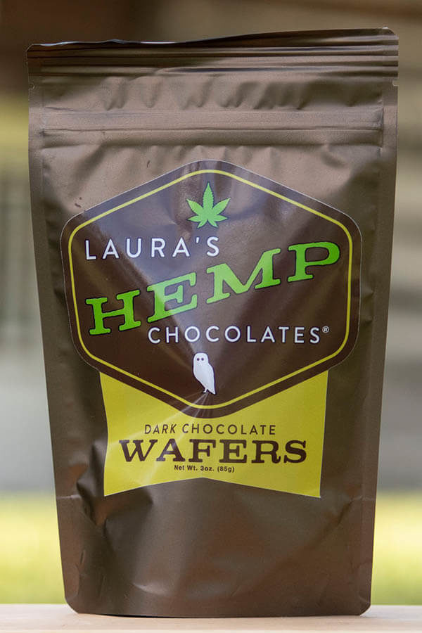 Laura's Hemp Dark Chocolate Wafers