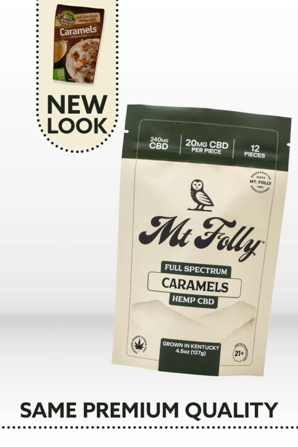Mt. Folly - Full Spectrum Hemp CBD Caramels - 240mg CBD - Image 2