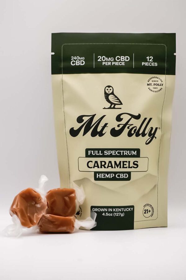 Mt. Folly - Full Spectrum Hemp CBD Caramels - 240mg CBD - Image 3