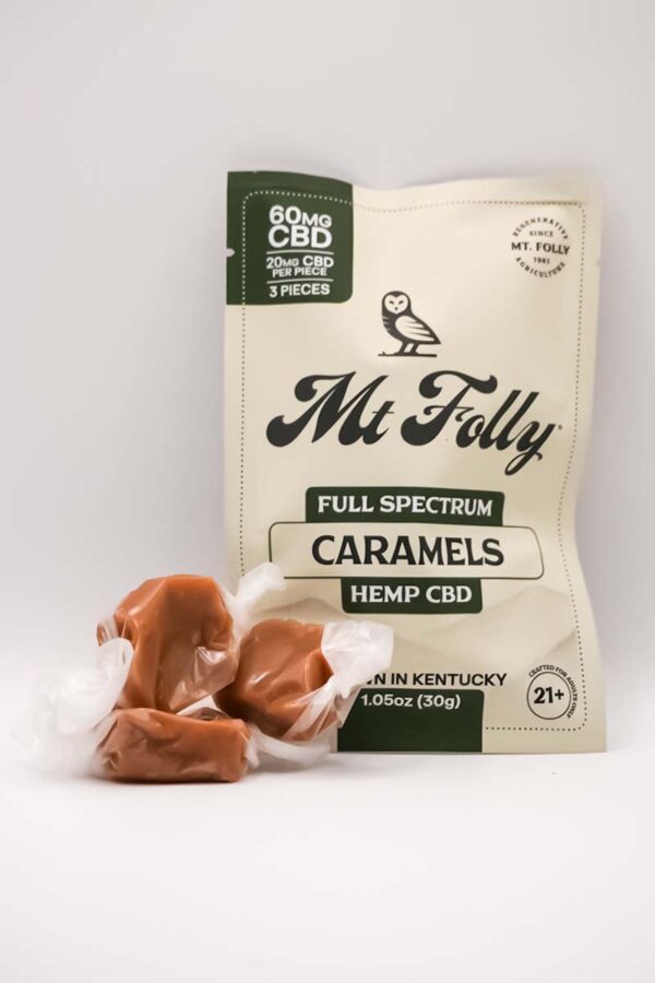 Mt. Folly - Full Spectrum Hemp CBD Caramels - 60mg CBD - 3-Pack - Image 3