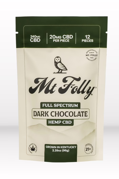 Mt. Folly - Full Spectrum Hemp CBD Dark Chocolate - 240mg CBD