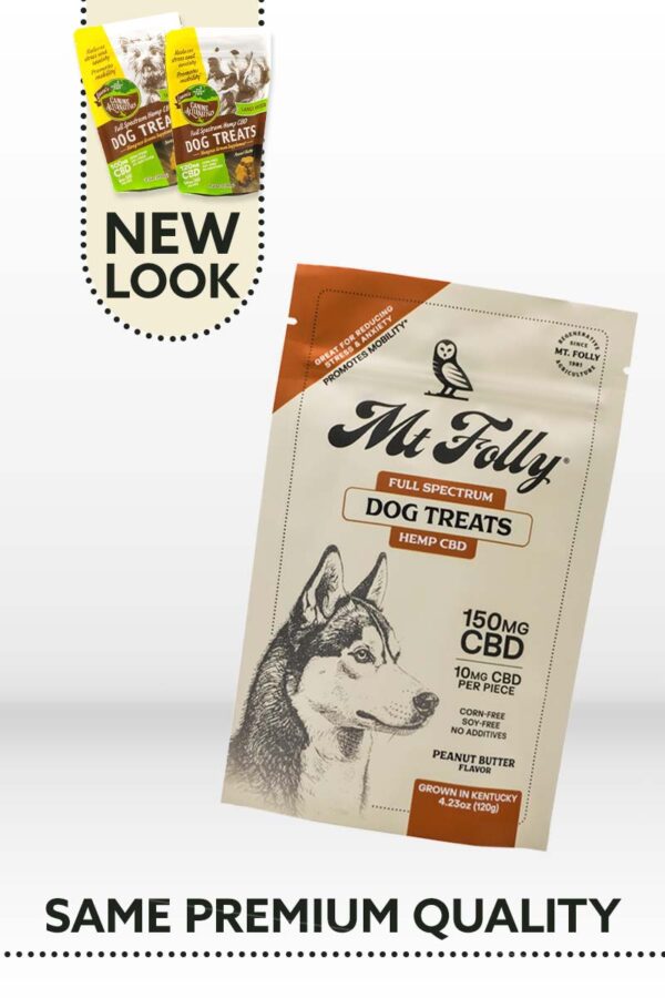 Mt. Folly - Full Spectrum Hemp CBD Dog Treats - 150mg CBD (Peanut Butter Flavor) - Image 2