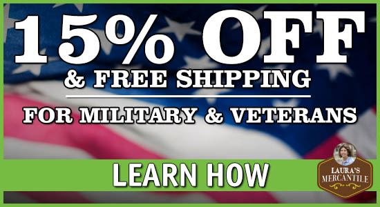 15% off & Free Shipping for Military and Veterans