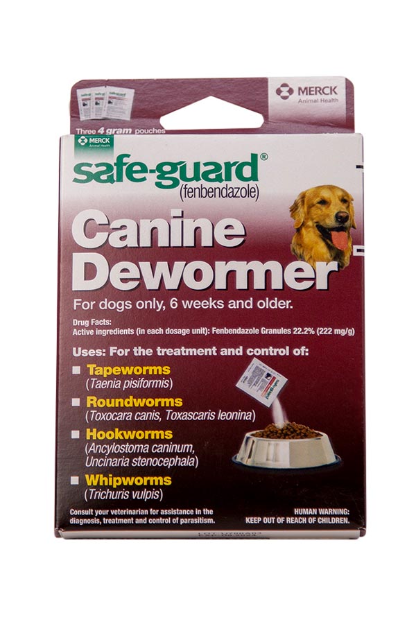 Merck Safe-Guard Fenbendazole Canine Dewormer