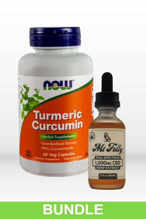 Turmeric and 1,500MG CBD Bundle (5% Savings)