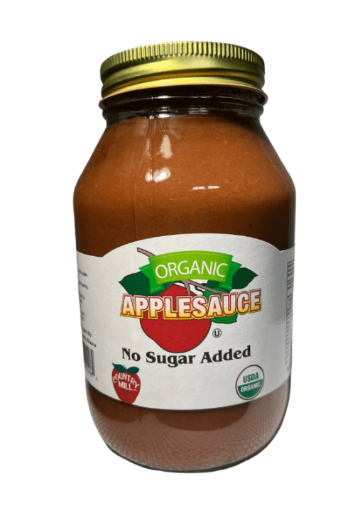 Organic Applesauce. No Sugar added.