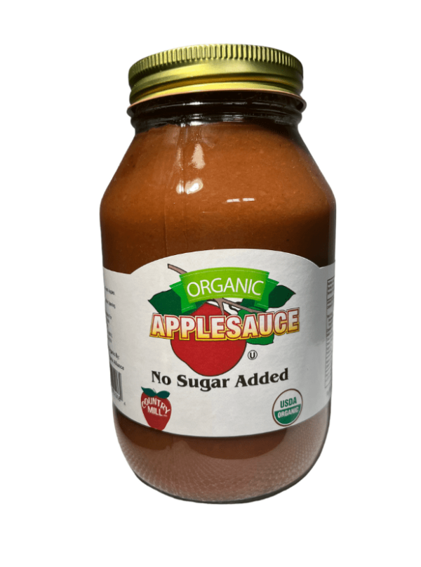 Organic Applesauce. No Sugar added.