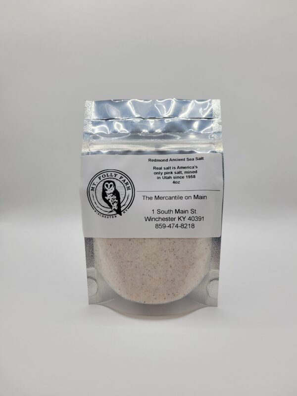 Redmond - Real Salt - Ancient Fine Sea Salt - front - 4oz