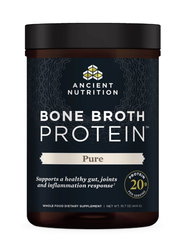 Ancient Nutrition - Bone Broth Protein - Pure - 20 servings