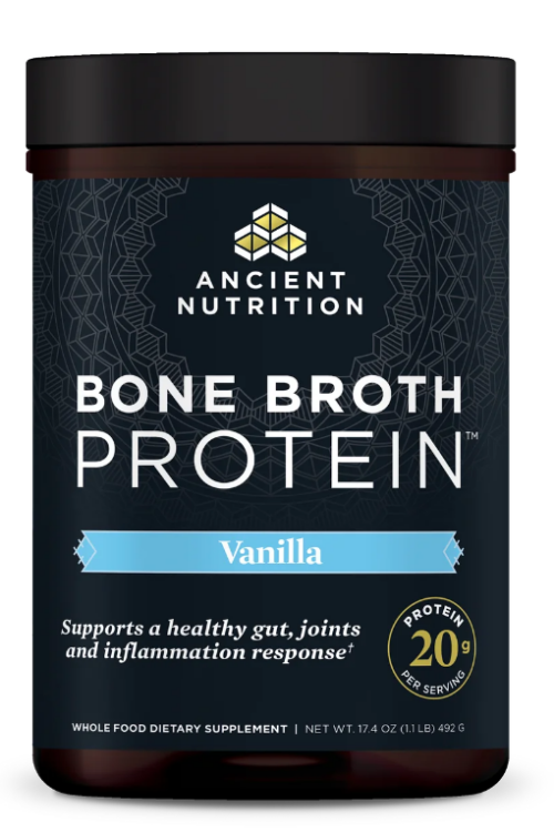 Ancient Nutrition - Vanilla Broth Protein - Pure - 20 servings