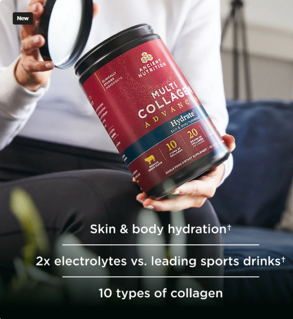 Multi Collagen Advanced Hydrate, Collagen, Ancient Nutrition,