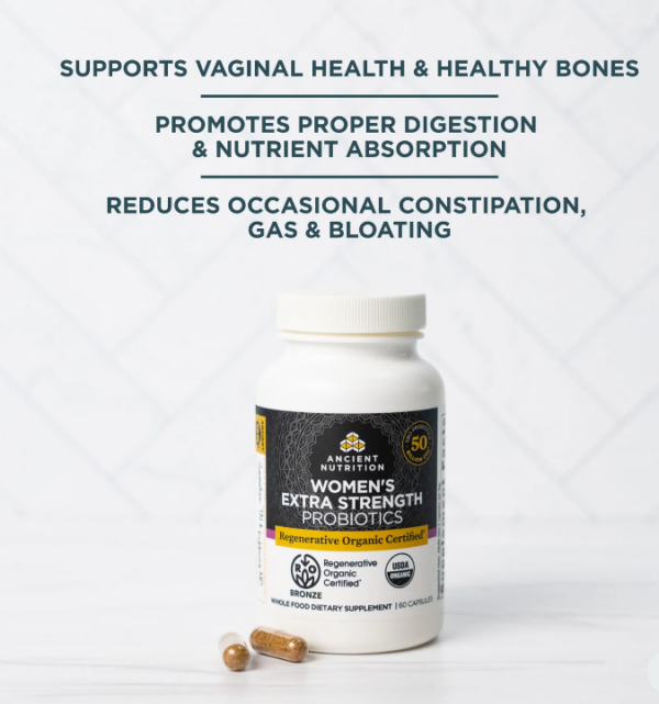 Women's Extra Strength Probiotics, Women's Probiotics, Ancient Nutrition,