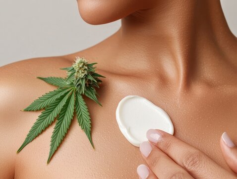 cbd for skin care, cbd skincare, cbd in skincare, cbd womens skincare, woman applying cream, lotion and moisturizer for a skincare routine,