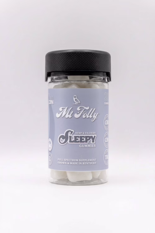 Sleepy Gummies | Mt. Folly CBN, CBD & Valerian | 30 Count