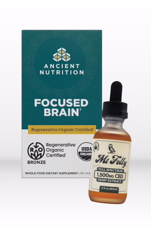 Clarity & Flow Stack: Focused Brain + 1,500mg Full Spectrum CBD