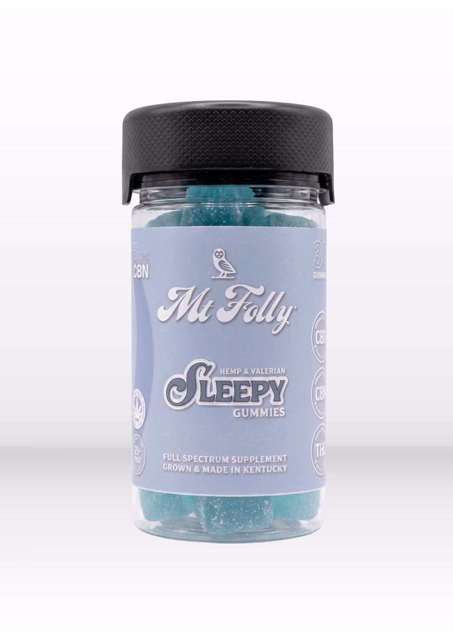 Sleepy Gummies | Mt. Folly CBN, CBD & Valerian | 30 Count